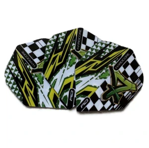 Letky na šipky Red Dragon Hardcore – Green/Yellow