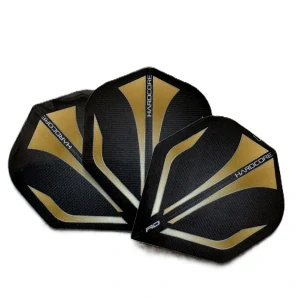 Letky na šipky Red Dragon Hardcore – Black/Gold