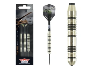 Bull's Tank Nickel Silver Steel Tip Šipky 22g