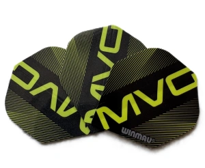 Letky na šipky Winmau MVG – Black/Green
