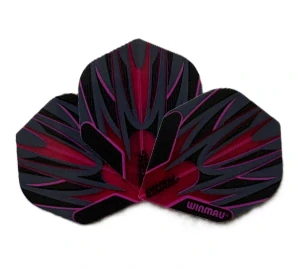 Letky na šipky Winmau – Black/Pink