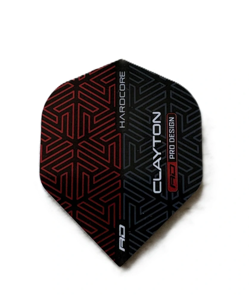 Letky na šipky Red Dragon Hardcore Clayton