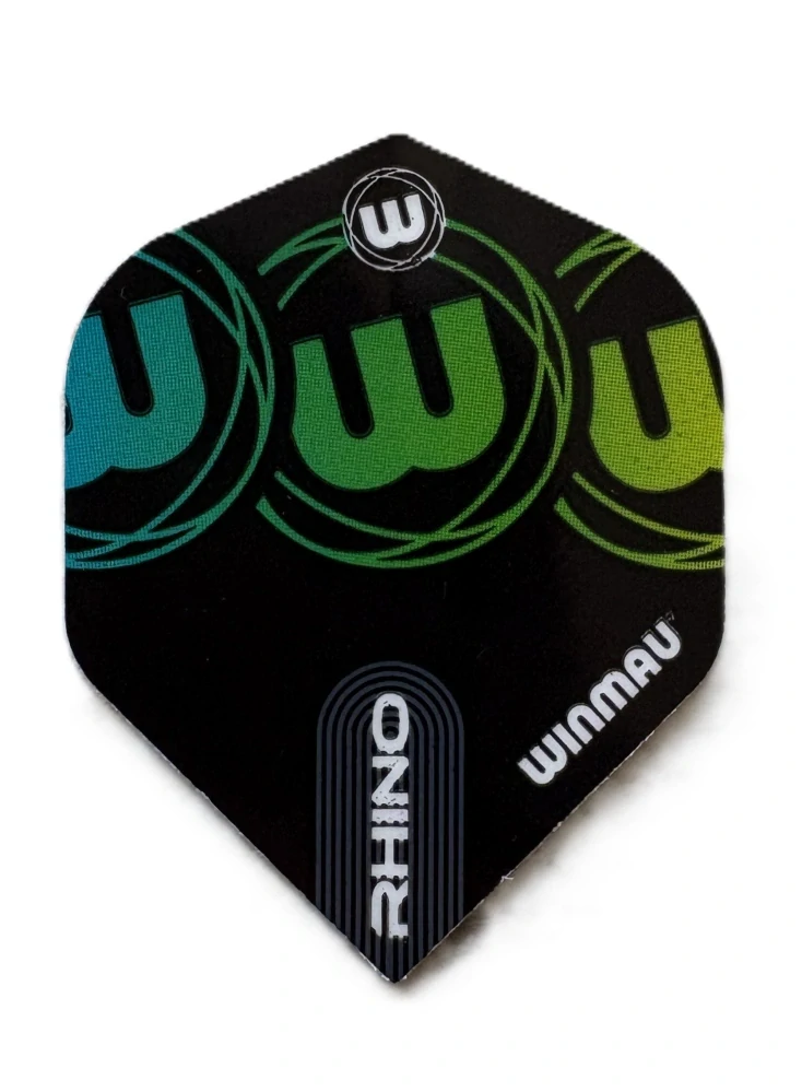 Letky na šipky Winmau Rhino – Black/Green