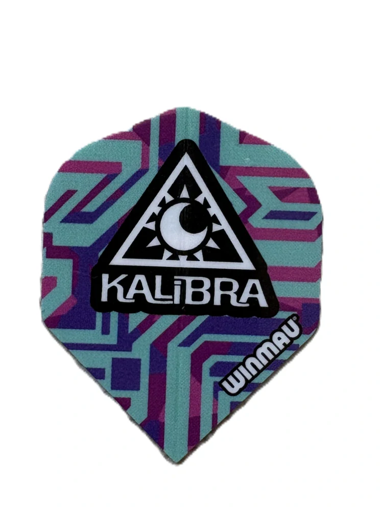 Letky na šipky Winmau Kalibra – Purple/Turquoise